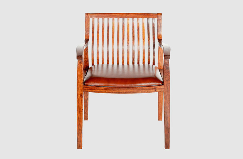 河东中式实木大方椅家具效果图